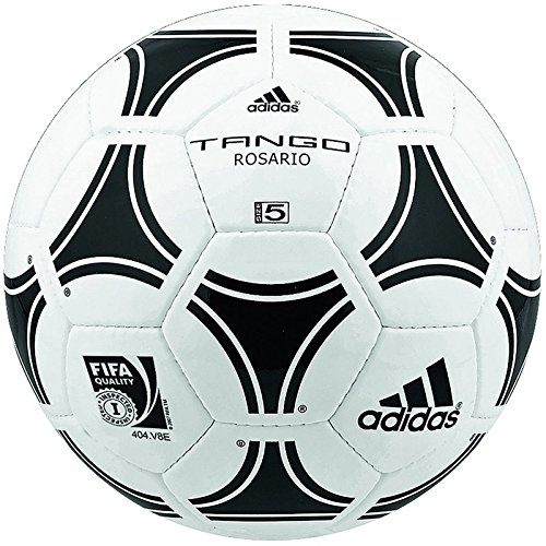 adidas Tango Rosario Balón de Fútbol, Unisex Adulto, Blanco/Negro, Talla Única, 1 unidad